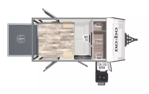 2024 FOREST RIVER NO BOUNDARIES 10.7, , floor-plans-day image number 0